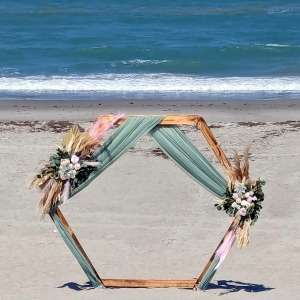 Hexagon Wedding Arch Rental